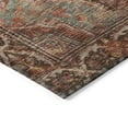 thumbnail image 3 of Addison Rugs Chantille Indoor/Outdoor Traditional Border Chocolate Machine Washable Rectangle Rug, 5' x 7'6", 3 of 7