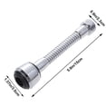 thumbnail image 2 of HEALEEP Kitchen Spray Nozzle Stainless Steel Silver Easy Installation 1Set, 2 of 4