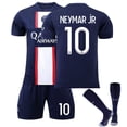 thumbnail image 1 of 2223 Paris local blanco artículo No.10 Conjunto de uniforme de fútbol Neymar JR, #22, 1 of 2