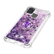 thumbnail image 4 of Funda para Samsung Galaxy A21S con Brillo Líquido Flotante, Purpurina, Parachoques y Anillo Giratorio Soporte, 4 of 5