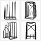 thumbnail image 5 of Chopping Board Organizer Stand Holder Cutting Board Rack Kitchen Countertop Pots Pan Rack Organizer, 5 of 5