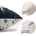 thumbnail image 2 of Navy Blue White Gray Lumbar Pillow Covers 12X20 Inch Set of 2 Watercolor Abstract Graffiti Decorative Pillow Cases Neutral Minimali Cushion Case Morden Home Decor for Sofa Couch Porch Outdoor, 2 of 6