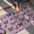 thumbnail image 4 of Purple Butterfly Colorful Wing Pattern Door Rugs,Washable Non Slip Door Mats Indoor,Decorative Door Mats,Entry Mat Indoor for Entrance,Bedroom,Kitchen,Bathroom,20"x32", 4 of 6