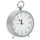 thumbnail image 2 of Mini reloj despertador para niños, escritorio de mesa, reloj de cuarzo silencioso para dormitorio, oficina, sala de estudio, gris plateado, 2 of 8