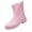 Pink_026, variant on Women's Mid-Calf Waterproof Rain Boots Non-Slip PVC Rain Shoes with Back Pull Tab for Gardening Walking Outdoor Work 5.5(EU-36) 36