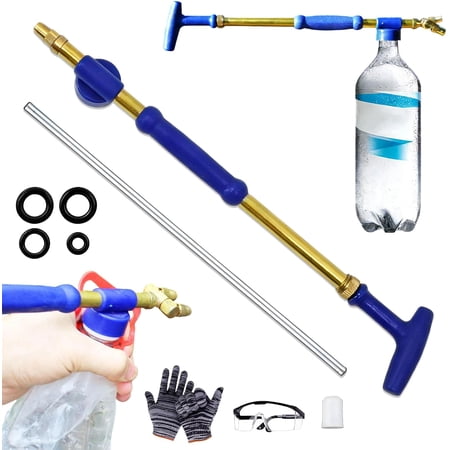 Garden Manual Sprayer Double Head Manual Push-Pull Pump Garden Spray Gardens Drink Bottle Sprayer for Home Gardens Watering Compatible with Most Beverage Bottles(Copper-1 Nozzle)