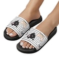 thumbnail image 5 of GZHJMY Stylish Slides for Women Men, Cute Doodle French Bulldog Soft Flexible Slip-on Sandals Slippers, 5 of 7