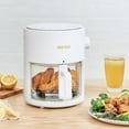 thumbnail image 6 of Glass Air Fryer and Countertop Convection Oven with Powerful 360Crispy™ Technology (3 Quart), White, 6 of 6