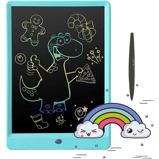 MGFED 10 Inch LCD Writing Board Blue Color Graffiti Drawing Tablet