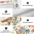 thumbnail image 6 of Fall Leaves Outdoor Rug for Patio/Deck/Porch, Non-Slip Large Area Rug 5 x 7 Ft, Autumn Thanksgiving Fox Hedgehog Owl Retro Indoor Outdoor Rugs Washable Area Rugs, Reversible Camping Rug Carpet Runner, 6 of 8