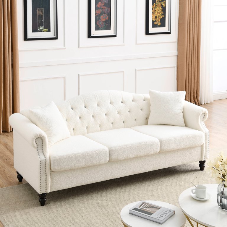 3 Seater Sofa Chesterfield Couch