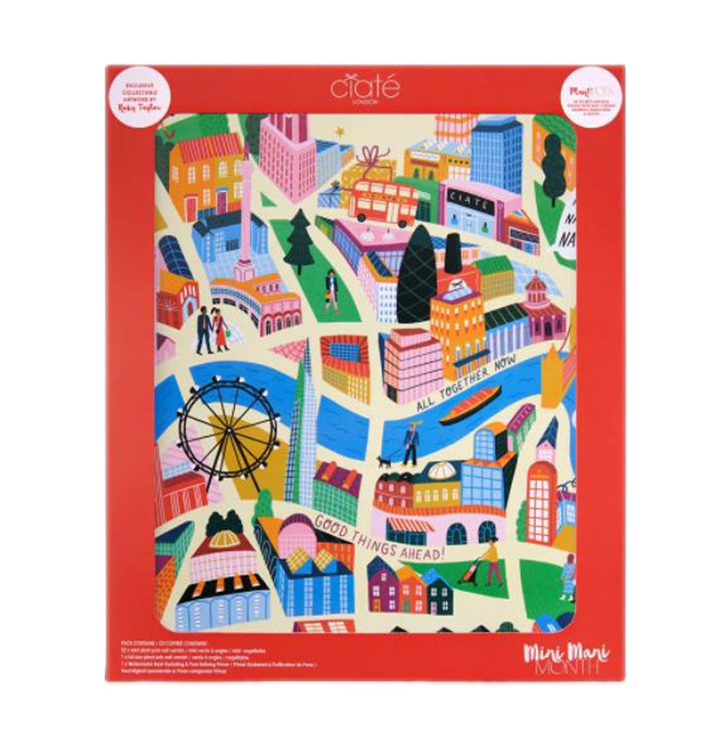 Ciate London Mini Mani Month 2021 Vegan Nail Polish Advent Calendar! Infused with Strengthening Biotin, Nourishing Bamboo and Hydrating Bakuchiol Extracts! Long-Lasting and Ultra-Glossy Nail Colors!