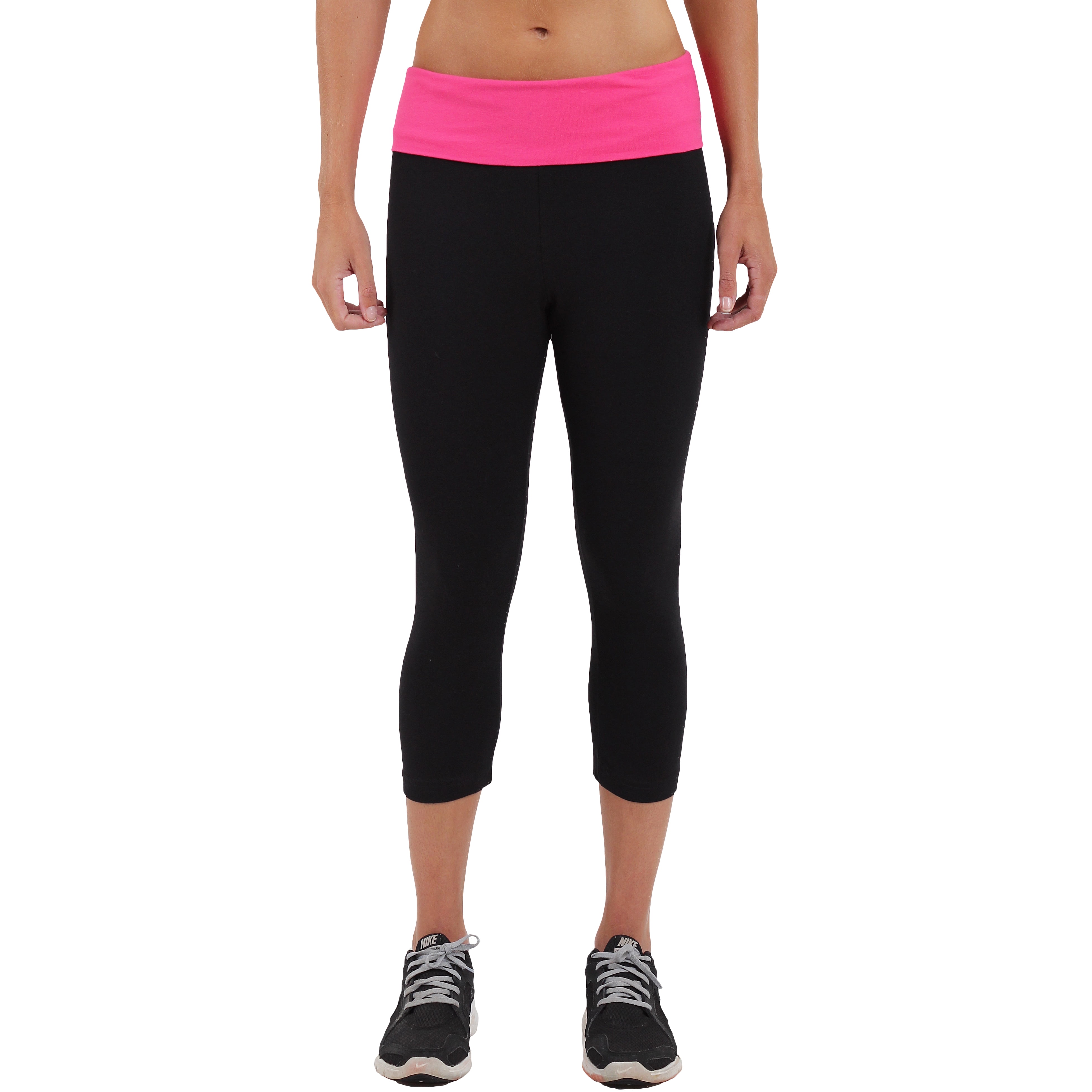 Fold Over Waist Capris