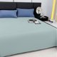 thumbnail image 4 of Sábana de poliéster de color sólido | Respetuoso con la piel y lavable a máquina | 8 opciones de color: azul, gris, caqui, verde menta, blanco, amarillo, rosa, azul cielo | 180x230cm | Fibra suave y, 4 of 6
