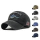 thumbnail image 2 of Sonducket Primavera algodón amantes gorra de béisbol mujeres Casual gorra hombres ajustable transpirable bordado sombreros Sombreros negro Sonducket PS15225-02, 2 of 6