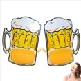 thumbnail image 1 of 1 pieza de taza de cerveza creativa con gafas de desbordamiento para fiesta de disfraces, escenario mostrado, 1 of 3