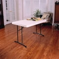 thumbnail image 2 of Lifetime 4 Foot Rectangle Folding Table, Indoor/Outdoor Commercial Grade, Almond (80568), 2 of 10