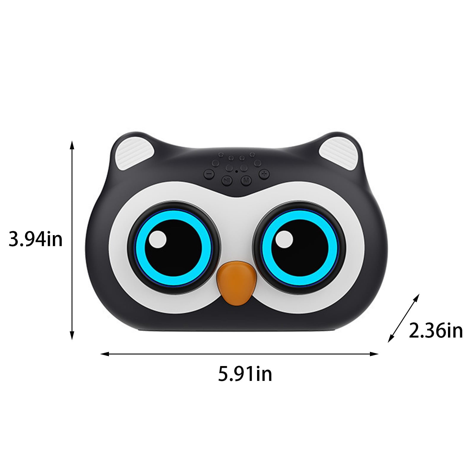 Bluetooth Audio, Bluetooth 5.0 New Cartoons Owl Bluetooth Speaker Cute Mini Desktop Computer Bluetooth Sound Gift