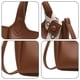 thumbnail image 3 of Bolso de contraste de gran capacidad de alta calidad, bolso de cubo portátil de un solo hombro de cuero PU de nueva moda MFZFUKR BST3059650-2, 3 of 5