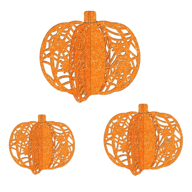 Adorno Calabaza para Festival Escritorio 3 Uds. Bricolaje Mesa Del