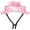 bright pink, variant on Minzimin Dogs and Cats Sunshade Anti-Strangulation Hat Anti-Peeling Ears Adjustable Rope Buckle Bucket Hat Pet Supplies