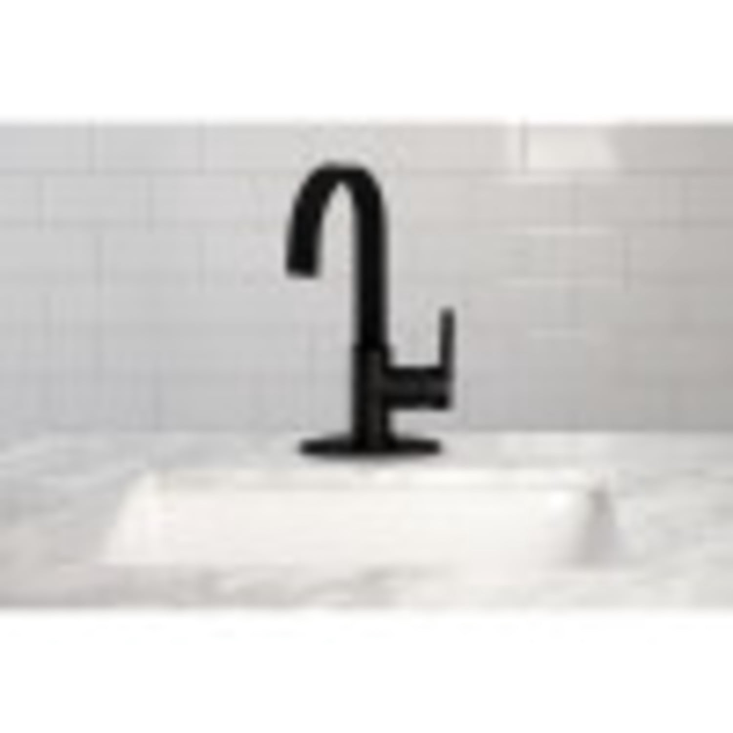 Kingston Brass LS8610CTL Continental Single-Handle Bar Faucet, Matte Black