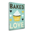 thumbnail image 2 of Retro Diner Baked with Love' by Michael Mullan Textual Art on Wrapped Canvas, 2 of 2
