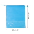 thumbnail image 4 of Unique Bargains 10 Pcs  Dustproof Shoe Dust Bag Shoes Storage Bag Drawstring Storage Bag Blue, 4 of 5