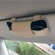 thumbnail image 4 of Estuche para gafas de coche de cuero PU, caja organizadora, gafas magnéticas para parasol de visera Beige Sharpla Estuche para anteojos de coche, 4 of 8
