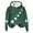 Green, variant on Guluxicc Womens Long Sleeve Hoodies Spring St. Patrick's Day Printed Sweatshirts Casual Loose Pullovers Women's Tops, 3XL