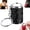 Black-1pc, variant on Mini Coin Storage Keychain, Portable Coin Holder & Fidget Coin Bank with Snap Closure for Keys & Bags