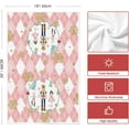 thumbnail image 6 of &nbsp;SOME THING Pink Nutcrackers Tree Christmas Kitchen Towels Dish Towels, 18x26 Inch Seasonal Winter Xmas Decoration Hand Towels Set of 2, 6 of 6
