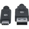 thumbnail image 3 of Manhattan SuperSpeed USB C Device Cable USB 3.2 Gen 1, Type-A Male to Type-C Male, 5 Gbps, 6 ft., Black, 3 of 5