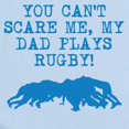 thumbnail image 2 of CafePress - My Dad Plays Rugby Body Suit - Baby Light Bodysuit, Size Newborn - 24 Months, 2 of 4