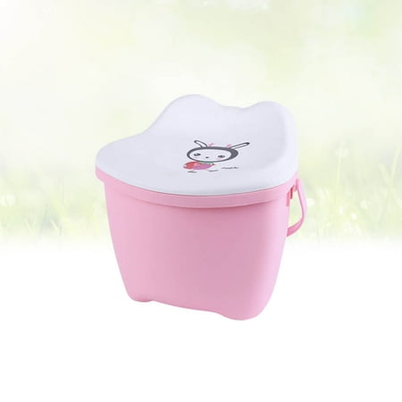 IBASETOY Plastic Multi-Purpose Storage Box Portable Storage Basket for Kids 1Pack