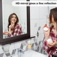 thumbnail image 2 of Giantex Bathroom Wall Mirror, Square Vanity  Makeup  Hanging Mirror for Dressing Room Washroom Bedroom, Coffee, 2 of 6