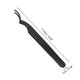 thumbnail image 2 of Ofertas Únicas 1 Pc Pinzas para Extensiones de Pestañas Livianas para Salón de Belleza Acero Inoxidable Negro, 2 of 3