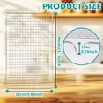 thumbnail image 5 of ShellKingdom 4 Pcs Cooling Racks for Baking, 15.7 × 9.8 inches Stainless Steel Baking Rack Oven Safe Silver Roasting Rack & Wire Rack & Cookie Cooling Rack for Cooking Roasting Grilling Drying, 5 of 12