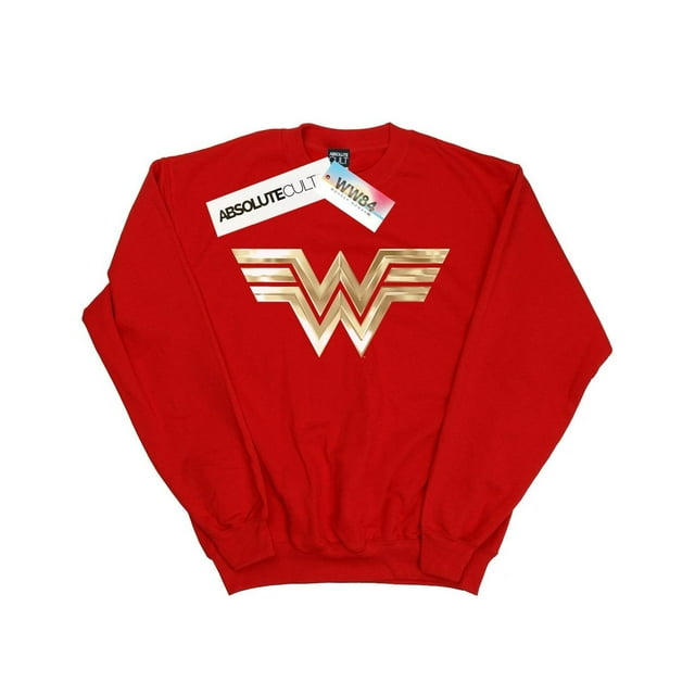 DC Comics Chandail en Molleton Fille Wonder Woman 84 Emblème Doré