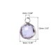 thumbnail image 2 of Cristal Natal Piedra Dije Unique Bargains Junio Colgante Gota Cuentas Claro Púrpura Paquete de 20, 2 of 6