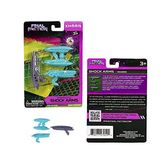 Final Faction Alpha Team 1 Action Figures and Accessories (Kharn Shock Arms Weapons Pack)