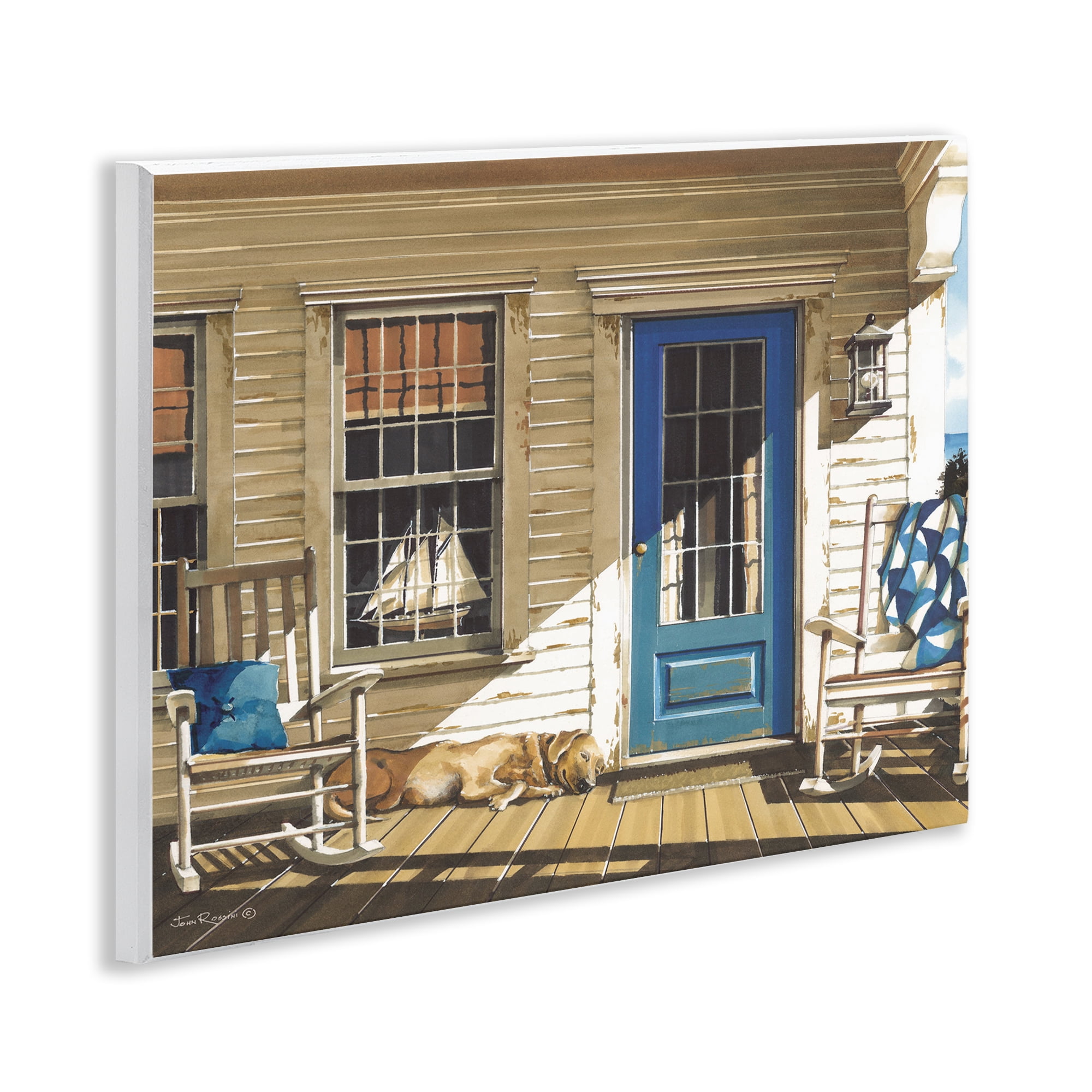 Stupell Industries Front Porch Gathering Wall Plaque Art, design by John Rossini