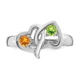 thumbnail image 5 of Finest GoldXMR92-2W-7 14K White Gold Family Jewelry Mounting Ring, Size 7, 5 of 5