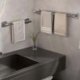 thumbnail image 1 of Toallero de pared resistente | Organizador de toallas de aluminio espacial para baño | Barra de toallas gris de 40 cm para decoración de baño, 1 of 7
