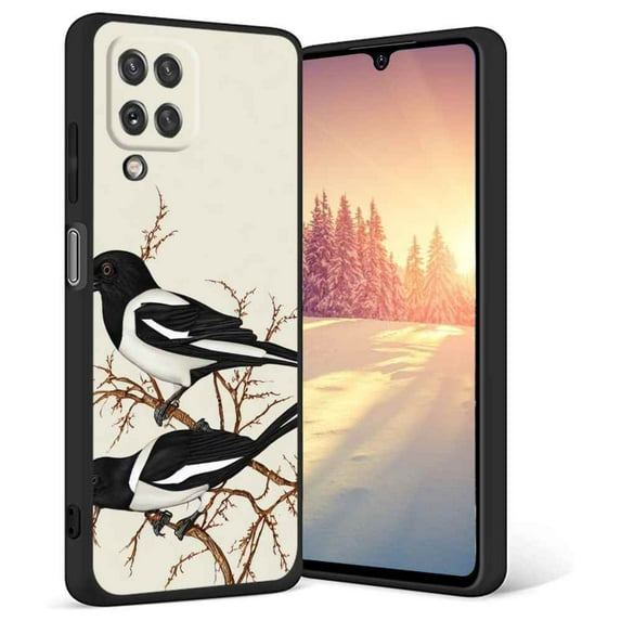 Compatible with Samsung Galaxy A42 Phone Case, Magpie-6 Case Silicone Protective for Teen Girl Boy Case for Samsung Galaxy A42