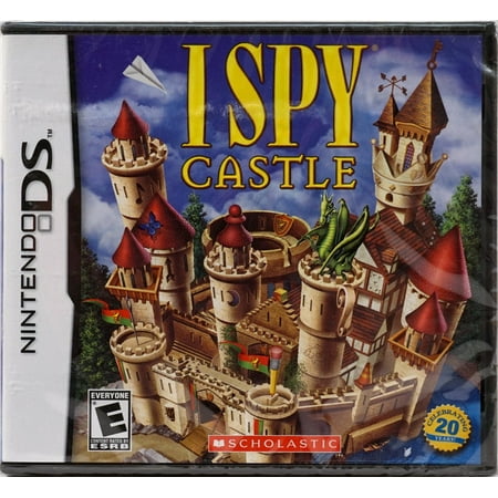 I Spy Castle NDS - For Nintendo DS - Adventure Story + Hidden Object Play + Brain Teaser Games Nintendo DS I SPY CASTLE New & In Stock From Scholastic EXPLORE A LEGENDARY CASTLE TO DISCOVER THE SECRET OF THE DRAGONS! ADENTURE STORY Explore Dragon Castle to discover the long lost secrets. HIDDEN OBJECT PLAY Solve 36 I SPY riddles set within 12 visually stunning castle scenes. BRAIN-TEASING GAMES Solve puzzles  win a joust  hatch a dragon and more! For Nintendo DS Rated  E   for Everyone