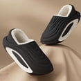 thumbnail image 4 of Pandaie Mens Womens Couple Winter Clog Shoes Waterproof Fleece Lined Closed Back Mule for Indoor Outdoor Use Size 5.5‑9.5, 4 of 7