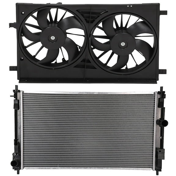 SCITOO 621570 Cooling Fan   2951 Radiator Fit for 2011-2014 for Chrysler for 200 2007-2010 for Chrysler for Sebring 2008-2014 for Dodge for Avenger 2007-2012 for Dodge for Caliber