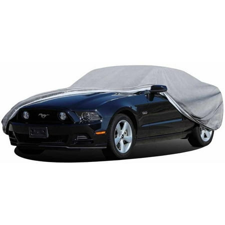 4 Layer Economy Outdoor Car Cover Solar Dust UV Ray for SUV Protection Indoor