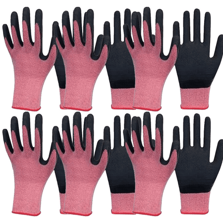 

6 pairs of universal gardening gloves labor protection non-slip work gloves